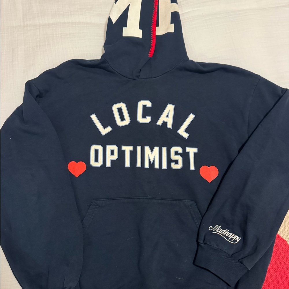 Madhappy Navy Blue 'Local Optimist' Hoodie